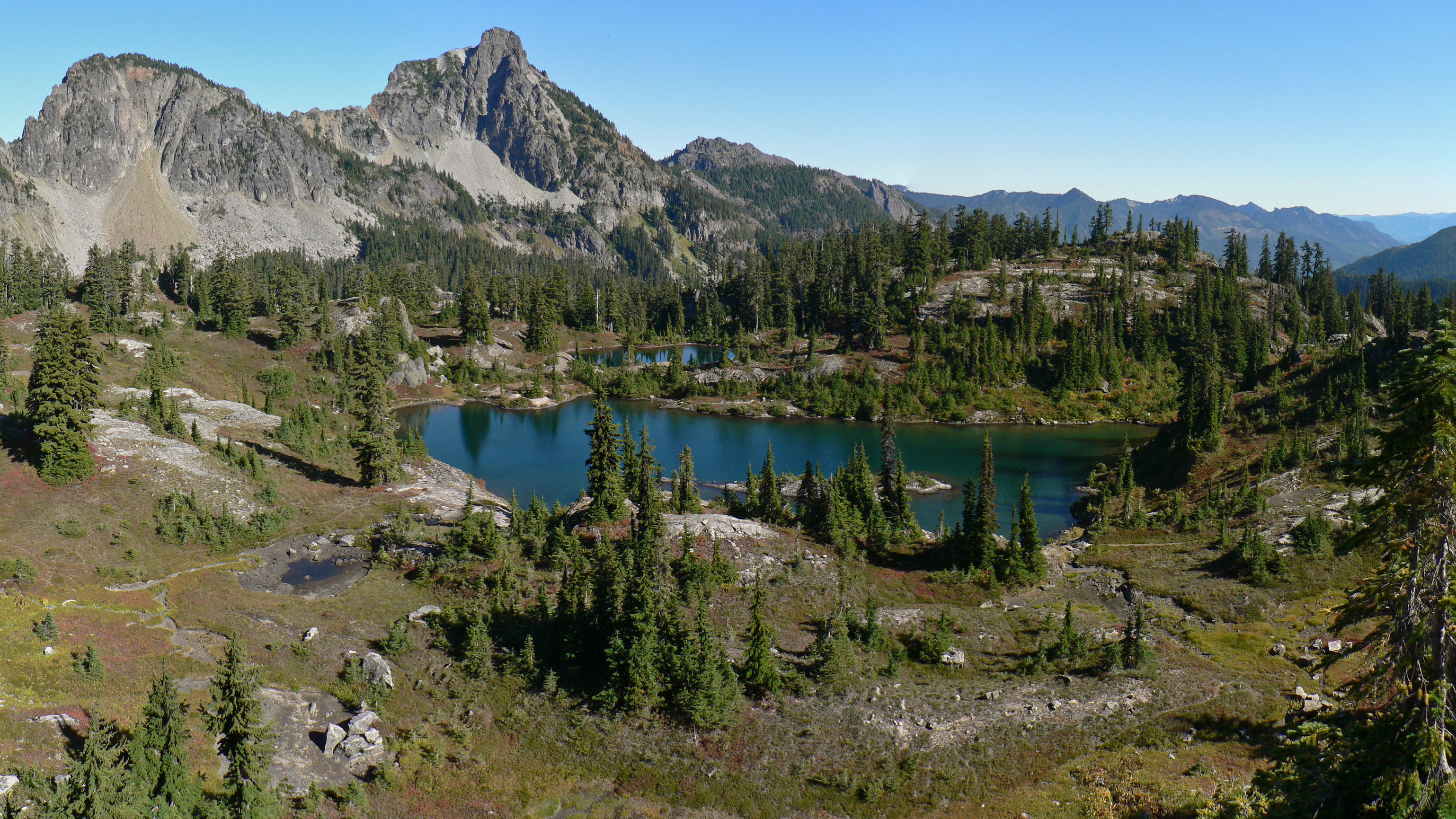 Backpacker hears possible vocalizations and wood knocking in the Alpine